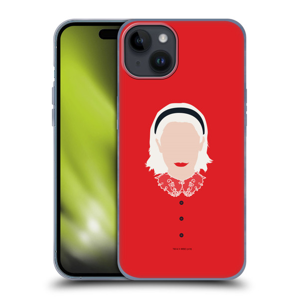 Chilling Adventures of Sabrina Graphics Red Sabrina Soft Gel Case for Apple iPhone 15 Plus