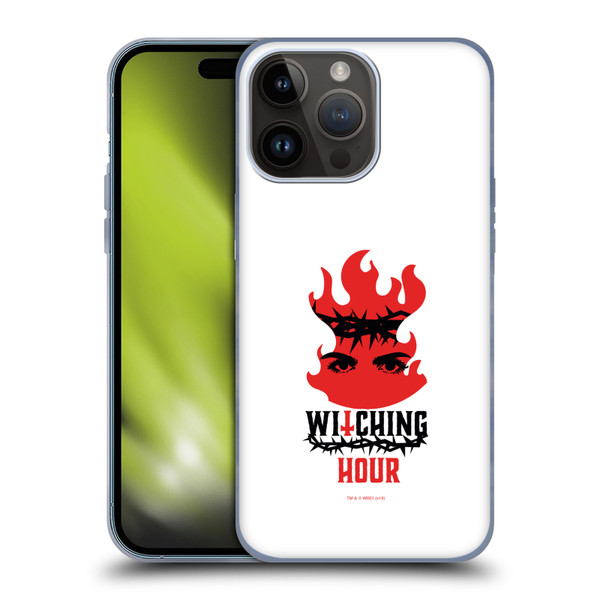 Chilling Adventures of Sabrina Graphics Witching Hour Soft Gel Case for Apple iPhone 15 Pro Max