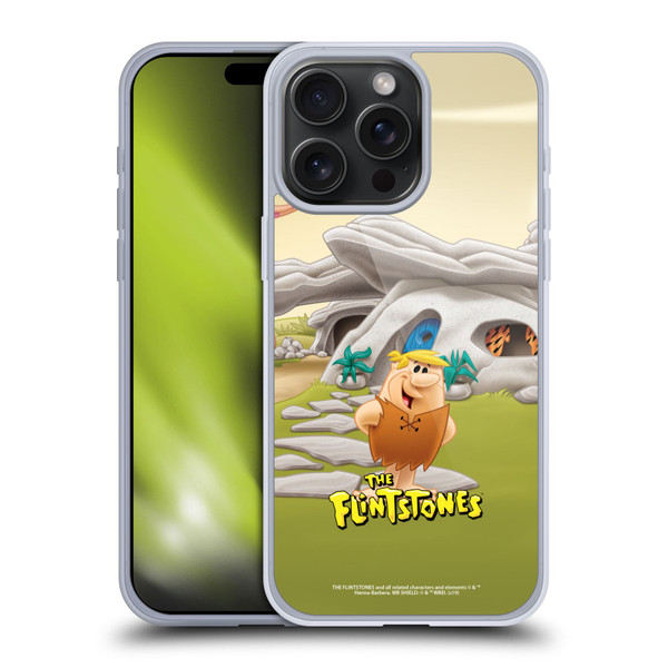 The Flintstones Characters Barney Rubble Soft Gel Case for Apple iPhone 15 Pro Max