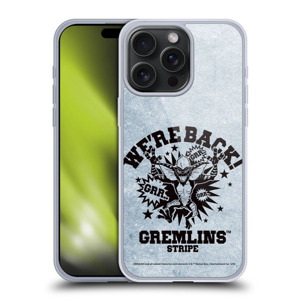 Gremlins Graphics Distressed Look Soft Gel Case for Apple iPhone 15 Pro Max & MagSafe