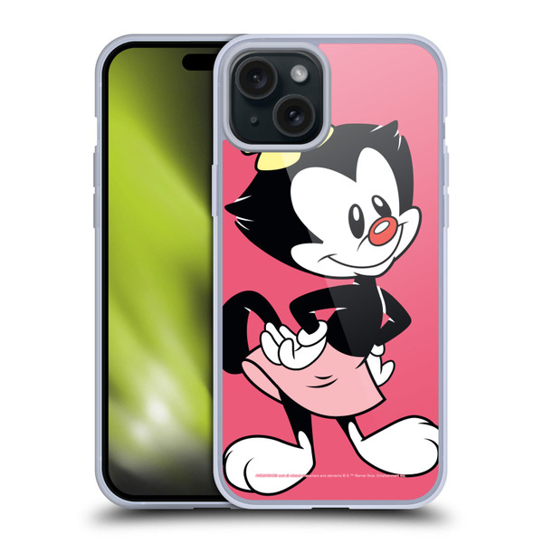 Animaniacs Graphics Dot Soft Gel Case for Apple iPhone 15 Plus