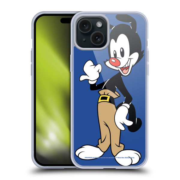 Animaniacs Graphics Yakko Soft Gel Case for Apple iPhone 15 Plus