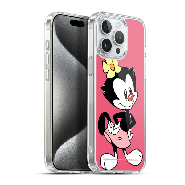 Animaniacs Graphics Dot Soft Gel Case for Apple iPhone 15 Pro Max & MagSafe