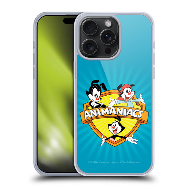 Animaniacs Graphics Logo Soft Gel Case for Apple iPhone 15 Pro Max
