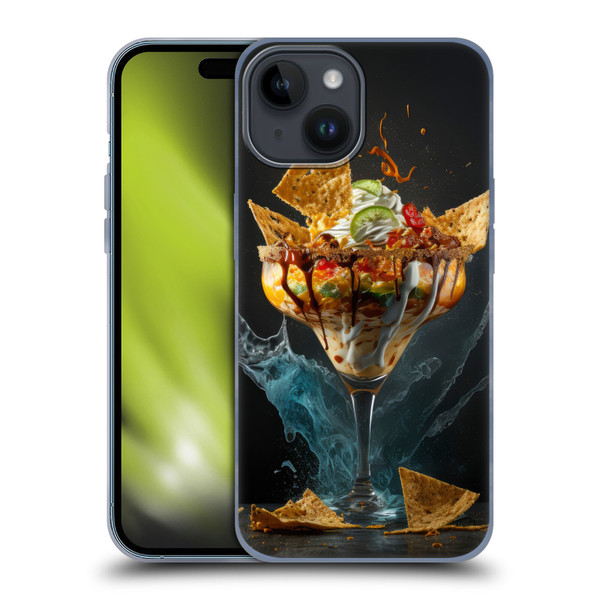 Spacescapes Cocktails Nacho Martini Soft Gel Case for Apple iPhone 15