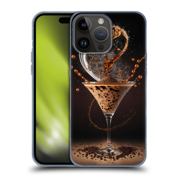 Spacescapes Cocktails Contemporary, Espresso Martini Soft Gel Case for Apple iPhone 15 Pro Max