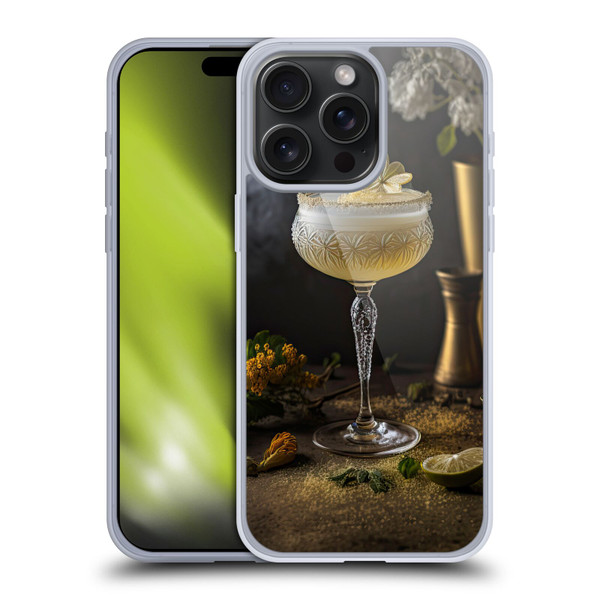 Spacescapes Cocktails Summertime, Margarita Soft Gel Case for Apple iPhone 15 Pro Max