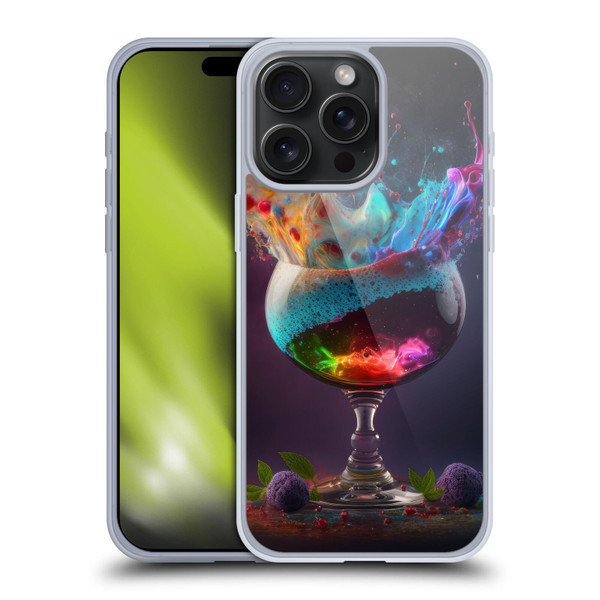 Spacescapes Cocktails Universal Magic Soft Gel Case for Apple iPhone 15 Pro Max
