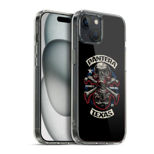 Pantera Art Double Cross Soft Gel Case for Apple iPhone 15 Plus & MagSafe