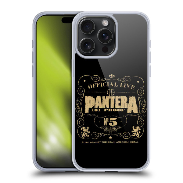 Pantera Art 101 Proof Soft Gel Case for Apple iPhone 15 Pro Max