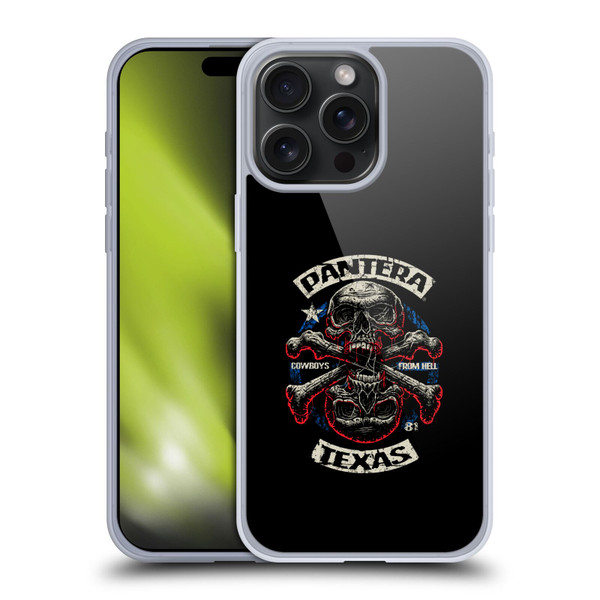Pantera Art Double Cross Soft Gel Case for Apple iPhone 15 Pro Max
