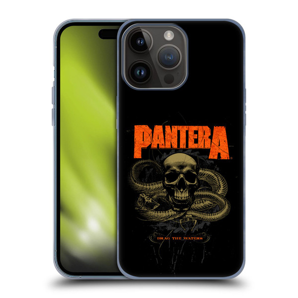 Pantera Art Drag The Waters Soft Gel Case for Apple iPhone 15 Pro Max