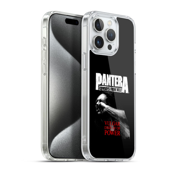 Pantera Art Vulgar Soft Gel Case for Apple iPhone 15 Pro Max & MagSafe