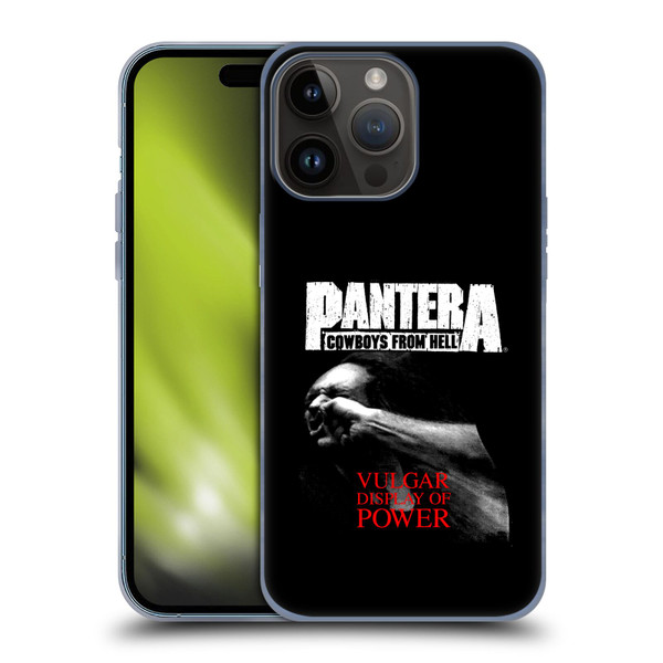 Pantera Art Vulgar Soft Gel Case for Apple iPhone 15 Pro Max