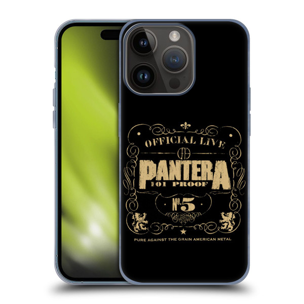 Pantera Art 101 Proof Soft Gel Case for Apple iPhone 15 Pro