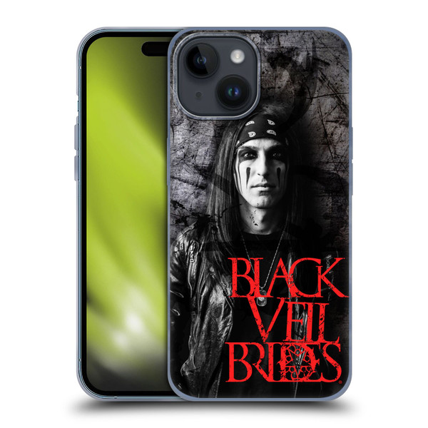Black Veil Brides Band Members CC Soft Gel Case for Apple iPhone 15