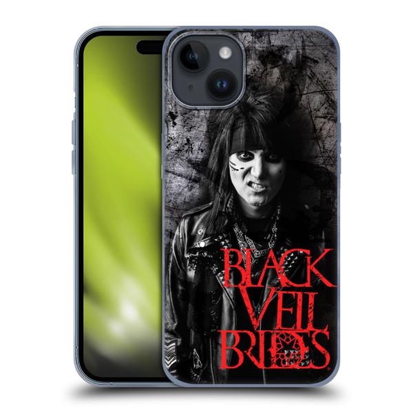Black Veil Brides Band Members Ashley Soft Gel Case for Apple iPhone 15 Plus