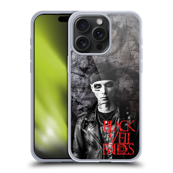 Black Veil Brides Band Members Andy Soft Gel Case for Apple iPhone 15 Pro Max