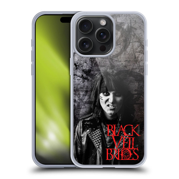 Black Veil Brides Band Members Ashley Soft Gel Case for Apple iPhone 15 Pro Max