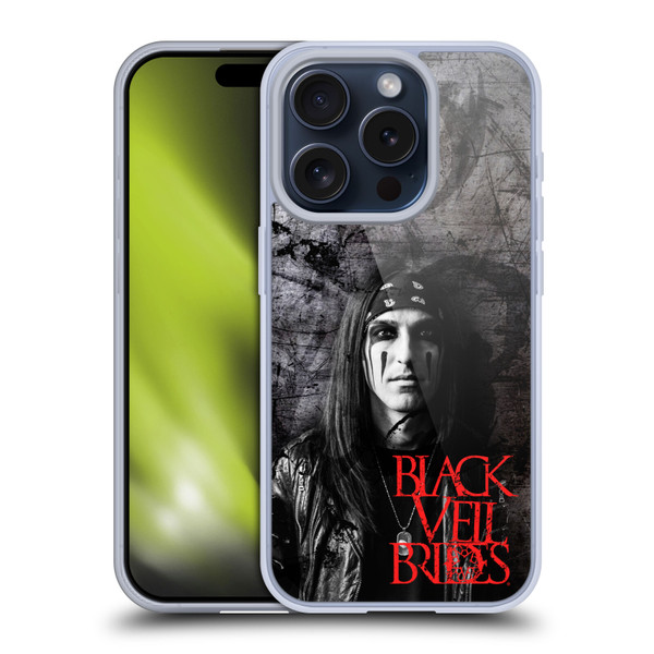 Black Veil Brides Band Members CC Soft Gel Case for Apple iPhone 15 Pro