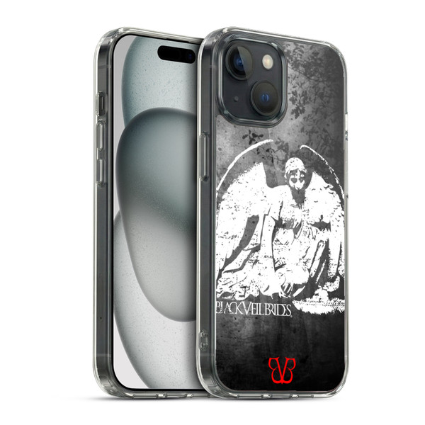 Black Veil Brides Band Art Angel Soft Gel Case for Apple iPhone 15 & MagSafe