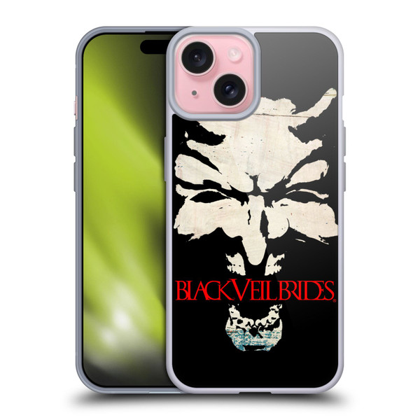 Black Veil Brides Band Art Devil Art Soft Gel Case for Apple iPhone 15