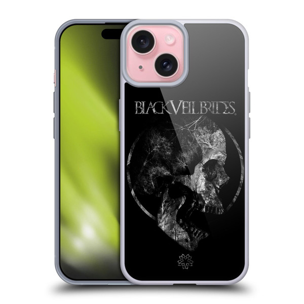 Black Veil Brides Band Art Roots Soft Gel Case for Apple iPhone 15