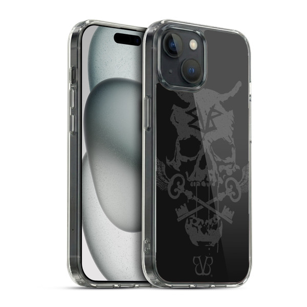 Black Veil Brides Band Art Skull Keys Soft Gel Case for Apple iPhone 15 & MagSafe