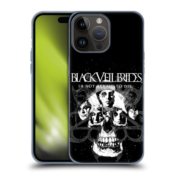 Black Veil Brides Band Art Skull Faces Soft Gel Case for Apple iPhone 15 Pro Max
