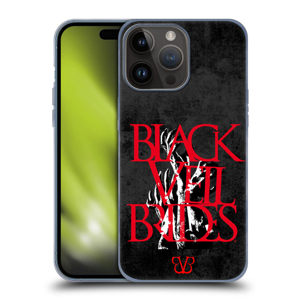 Black Veil Brides Band Art Zombie Hands Soft Gel Case for Apple iPhone 15 Pro Max
