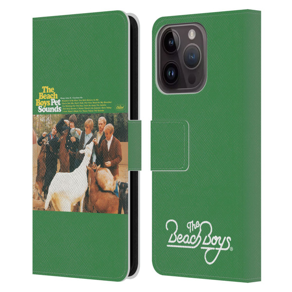 The Beach Boys Album Cover Art Pet Sounds Leather Book Wallet Case Cover For Apple iPhone 15 Pro