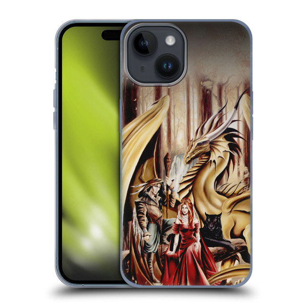 Ruth Thompson Dragons 2 Gathering Soft Gel Case for Apple iPhone 15