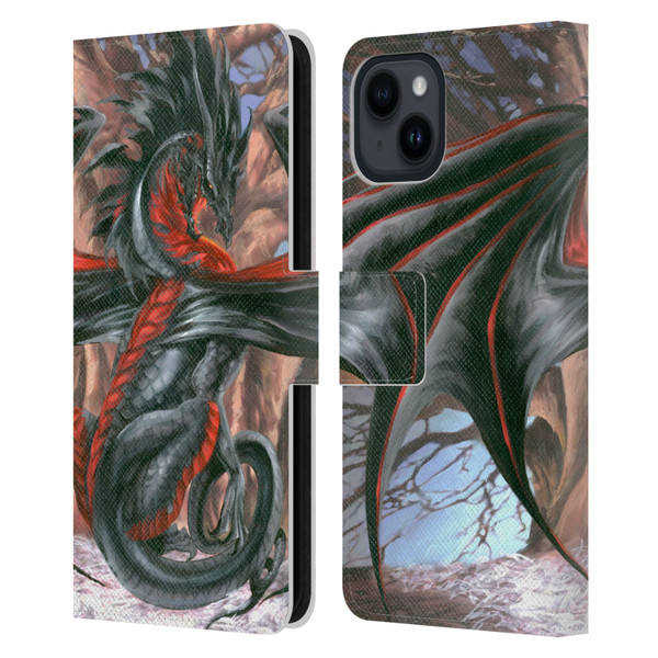 Ruth Thompson Dragons Malice Leather Book Wallet Case Cover For Apple iPhone 15