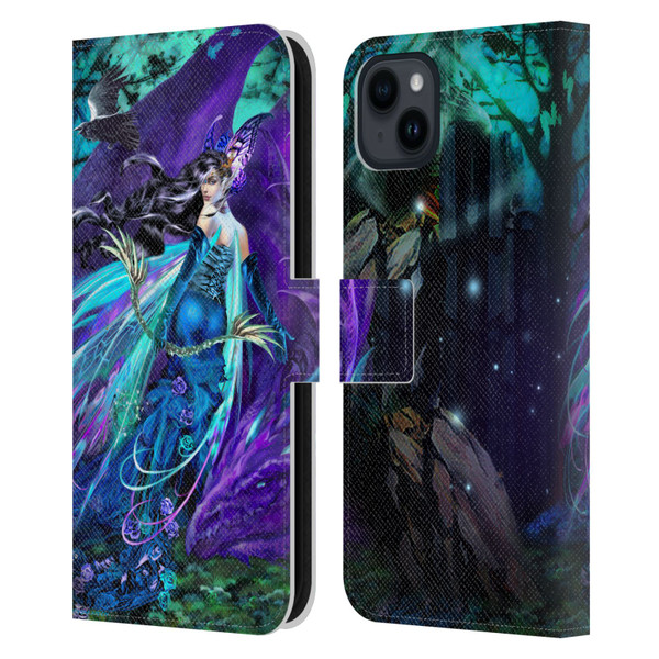 Ruth Thompson Dragons Sagittarius Leather Book Wallet Case Cover For Apple iPhone 15 Plus