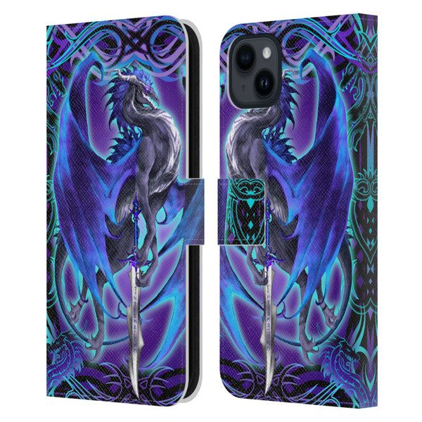 Ruth Thompson Dragons 2 Stormblade Leather Book Wallet Case Cover For Apple iPhone 15 Plus