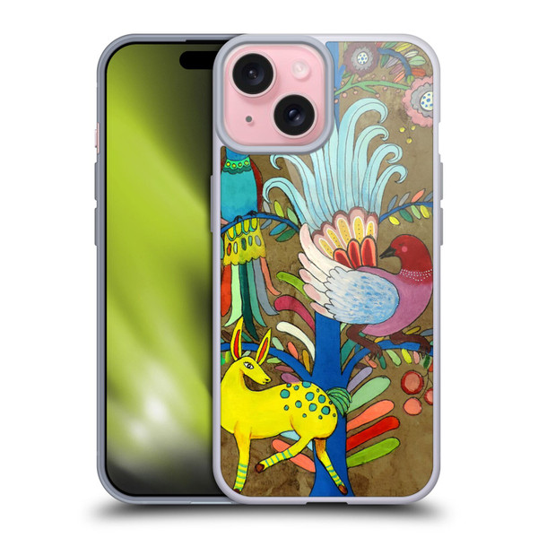 Sylvie Demers Floral Allure Soft Gel Case for Apple iPhone 15