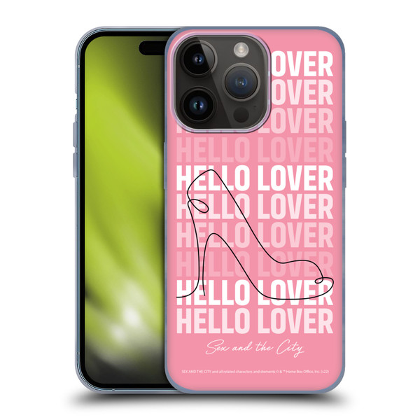 Sex and The City: Television Series Characters Hello Lover Carrie Soft Gel Case for Apple iPhone 15 Pro