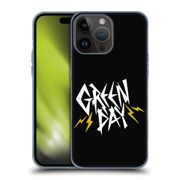 Green Day Graphics Bolts Soft Gel Case for Apple iPhone 15 Pro Max