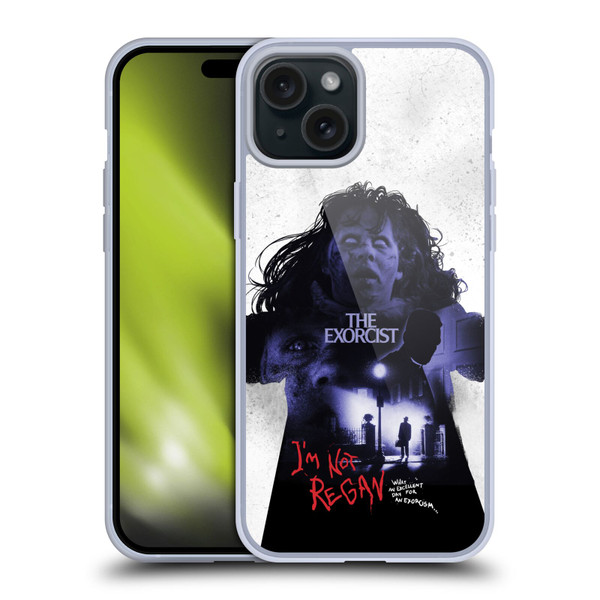 The Exorcist Graphics Poster 2 Soft Gel Case for Apple iPhone 15 Plus