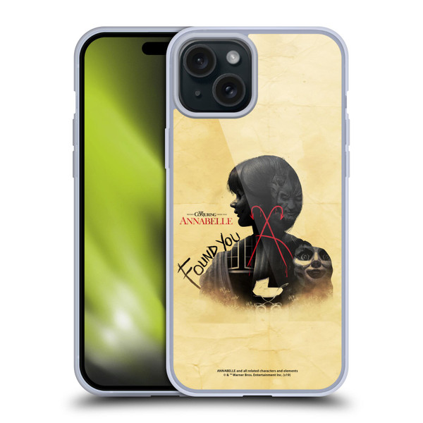 Annabelle Graphics Double Exposure Soft Gel Case for Apple iPhone 15 Plus
