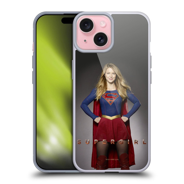 Supergirl TV Series Key Art Kara Zor-El Soft Gel Case for Apple iPhone 15