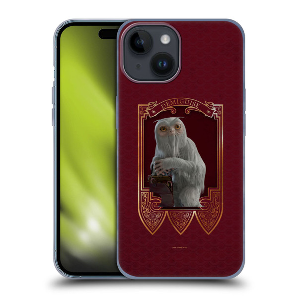 Fantastic Beasts And Where To Find Them Beasts Demiguise Soft Gel Case for Apple iPhone 15