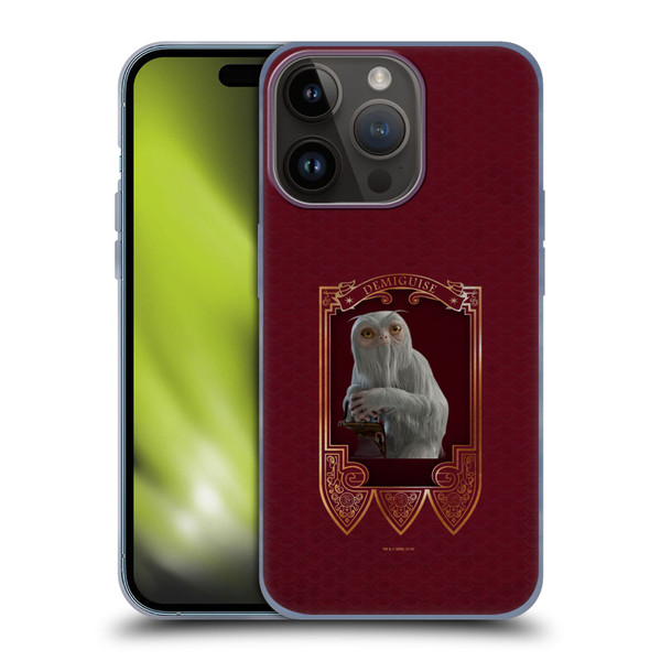 Fantastic Beasts And Where To Find Them Beasts Demiguise Soft Gel Case for Apple iPhone 15 Pro