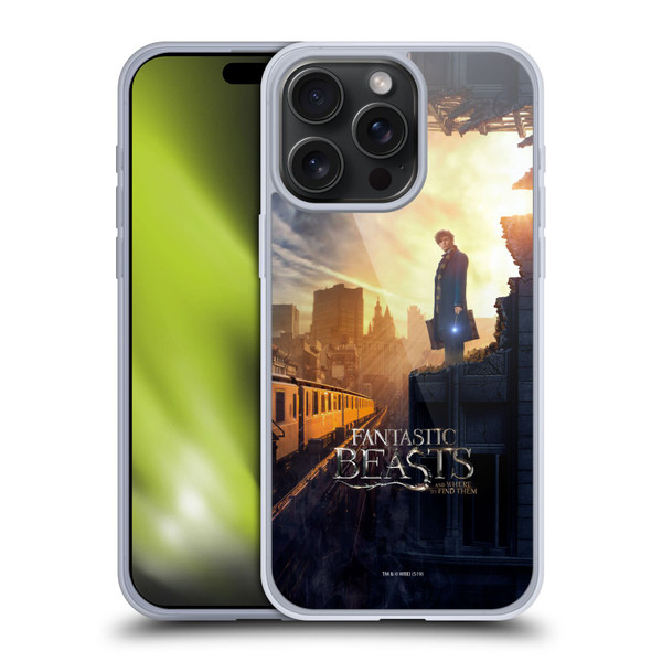 Fantastic Beasts And Where To Find Them Key Art Newt Scamander Poster 1 Soft Gel Case for Apple iPhone 15 Pro Max