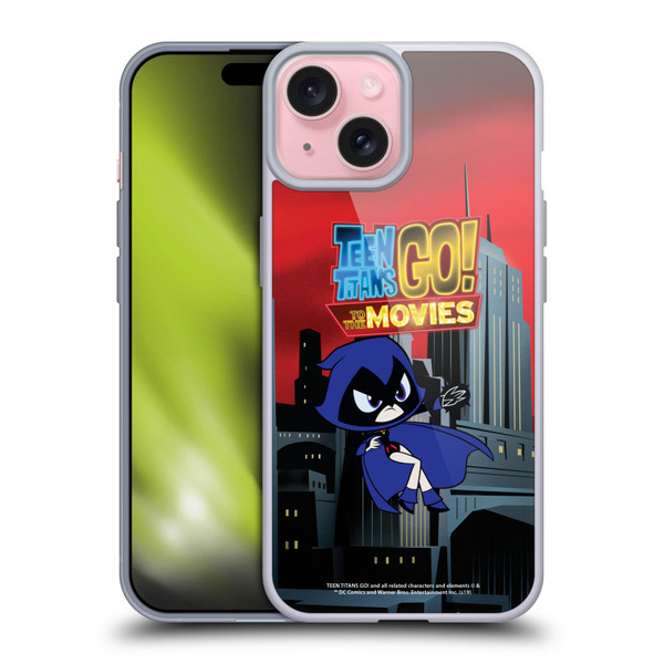 Teen Titans Go! To The Movies Character Art Raven Soft Gel Case for Apple iPhone 15