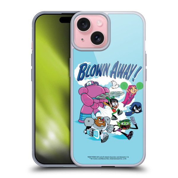 Teen Titans Go! To The Movies Hollywood Graphics Balloon Man Soft Gel Case for Apple iPhone 15