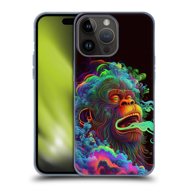 Wumples Cosmic Animals Clouded Monkey Soft Gel Case for Apple iPhone 15 Pro Max