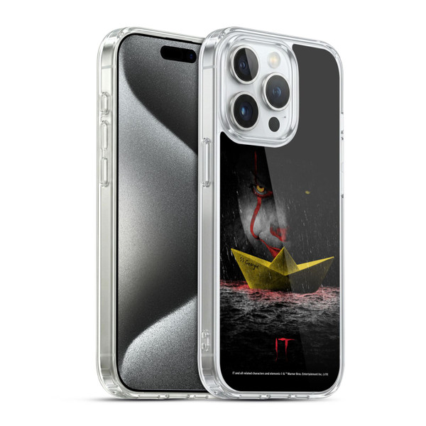 IT Movie Graphics Pennywise 2 Soft Gel Case for Apple iPhone 15 Pro & MagSafe