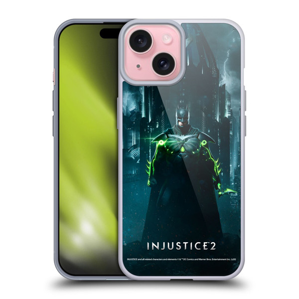 Injustice 2 Characters Batman Soft Gel Case for Apple iPhone 15