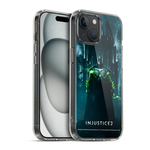 Injustice 2 Characters Batman Soft Gel Case for Apple iPhone 15 & MagSafe